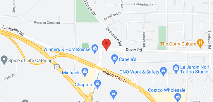 map of 203 6715 Dover Rd